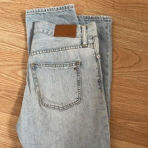 High rise Madewell jeans.